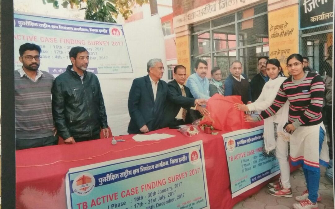 participation at District TB office for a meeting on intensive case finding at Indore. #tbfreeindia