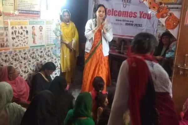 TB Awareness Activity at Jhalla Sadar Bagh Colony – 7th March 2020. #TBfreeIndia