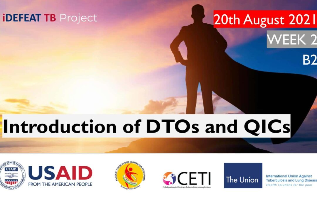 PMEC B2 | Introductions of DTOs and QICs