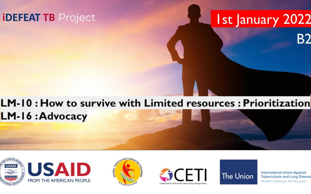 B2 | iDEFEAT TB PMEC | Leadership Management | 1st January 2022