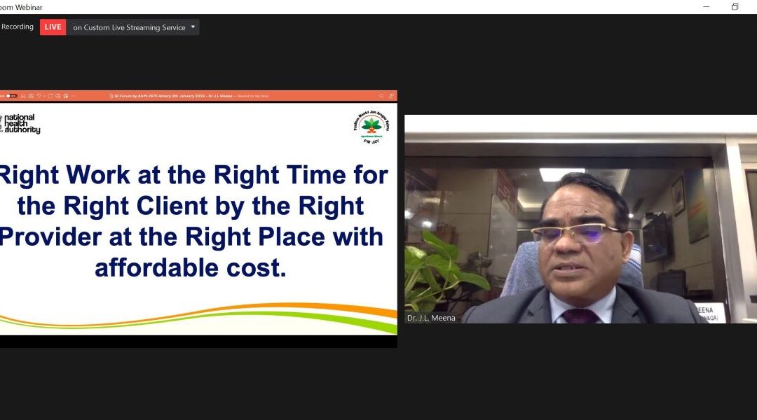 AAPI CETI-2022 Global Health Summit, Hyderabad- 5th January 2022