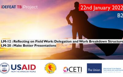 B2 | iDEFEAT TB PMEC | Leadership Management | 22nd January 2022