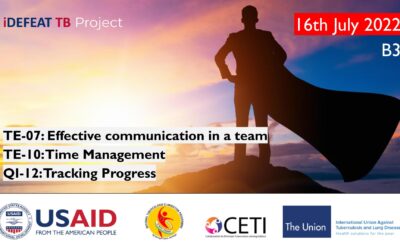 B3 | iDEFEAT TB PMEC | Team Building & Quality Improvement | 16th July 22