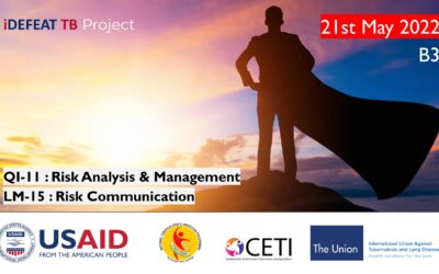 B3 | iDEFEAT TB PMEC | Quality Improvement & Leadership Management | 21st May 22