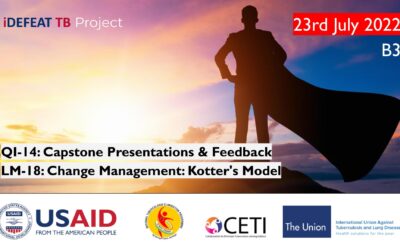 B3 | iDEFEAT TB PMEC | Quality Improvement & Leadership Management | 23rd July 22