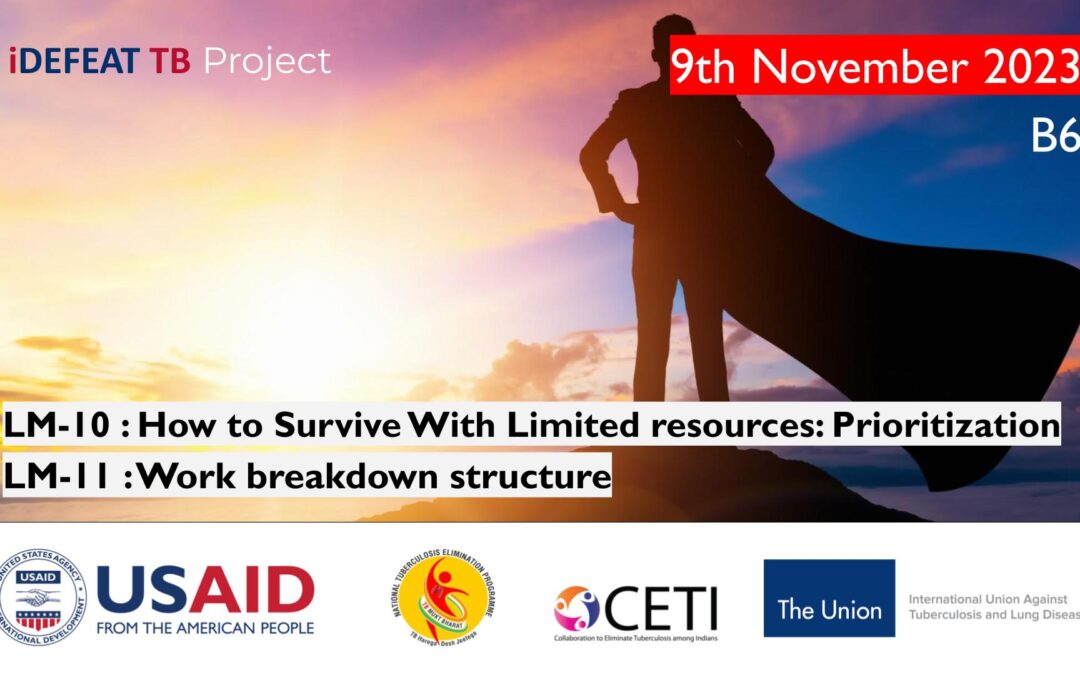 B6 | iDEFEAT TB PMEC | Leadership Management | 9th November 2023
