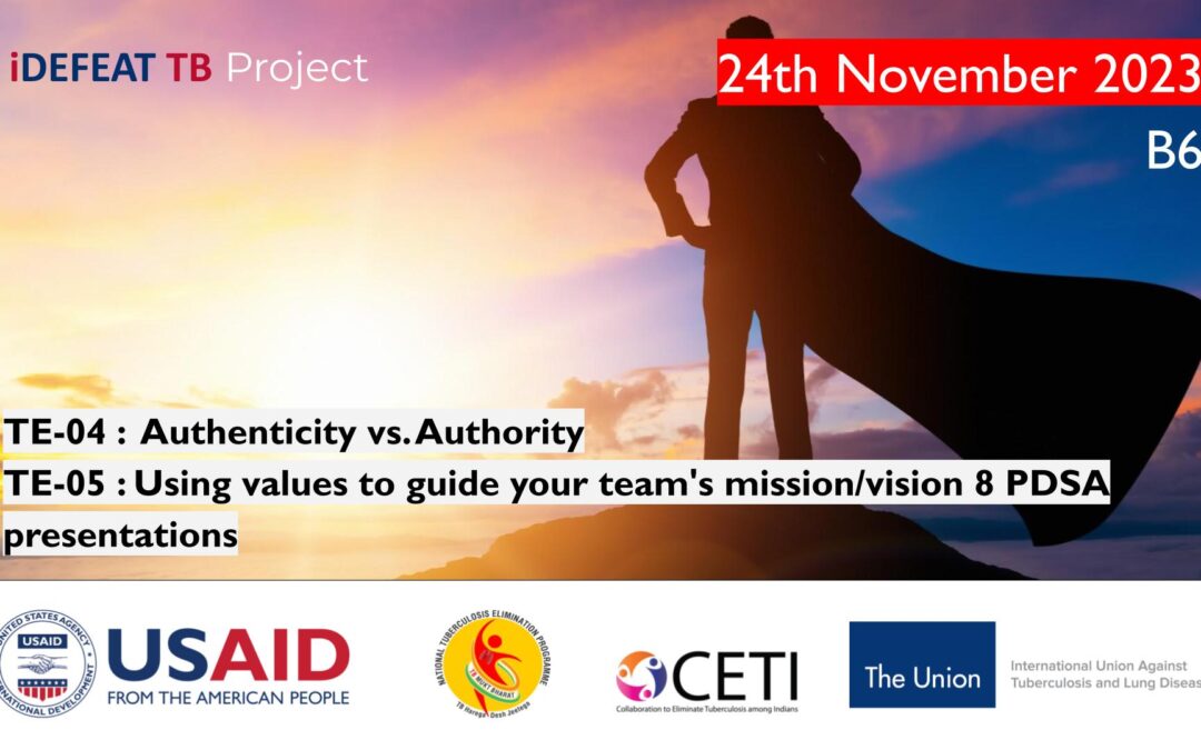 B6 | iDEFEAT TB PMEC | Team Management | 24th November 2023