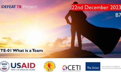 B7 | iDEFEAT TB PMEC | Team Management | 22nd December 2023