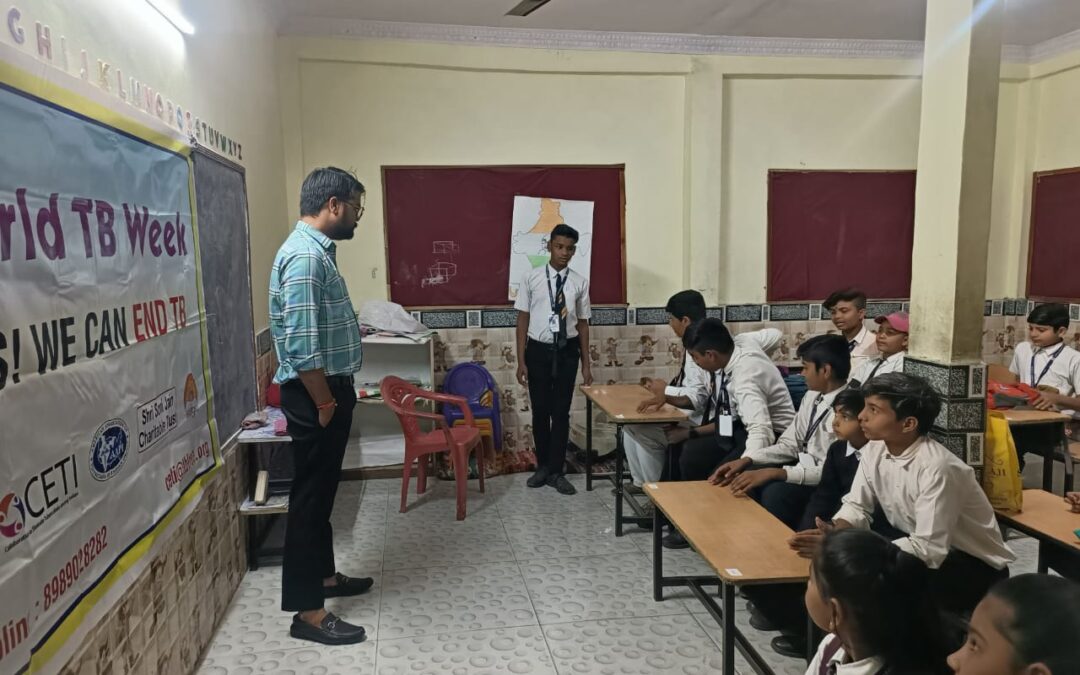 TB Awareness Activity in School on the occasion of World TB Week | TB Free India